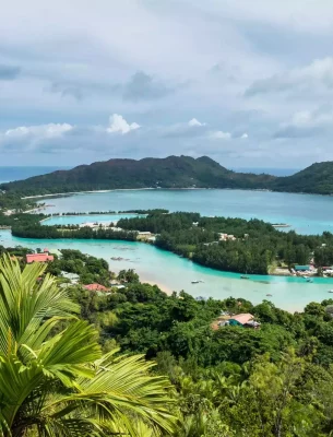 Fond Ferdinand on Praslin Island, Seychelles.