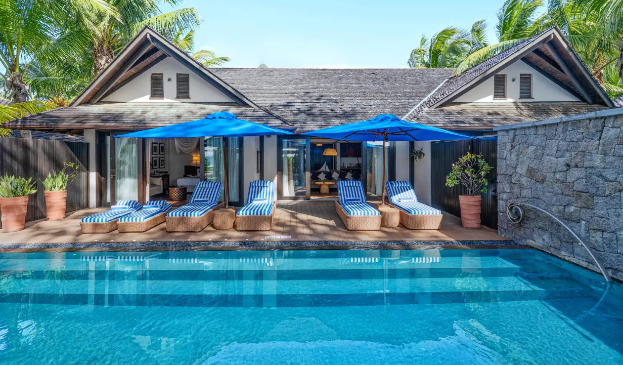 SS Villa Beach View From Pool